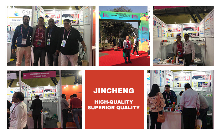 jincheng aerosol valve exhibition Exposição de válvula de aerossóis de Jincheng