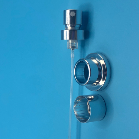 Aplicação de fragrâncias requintadas de pulverizador de bomba de perfume de luxo com dosagem ajustável