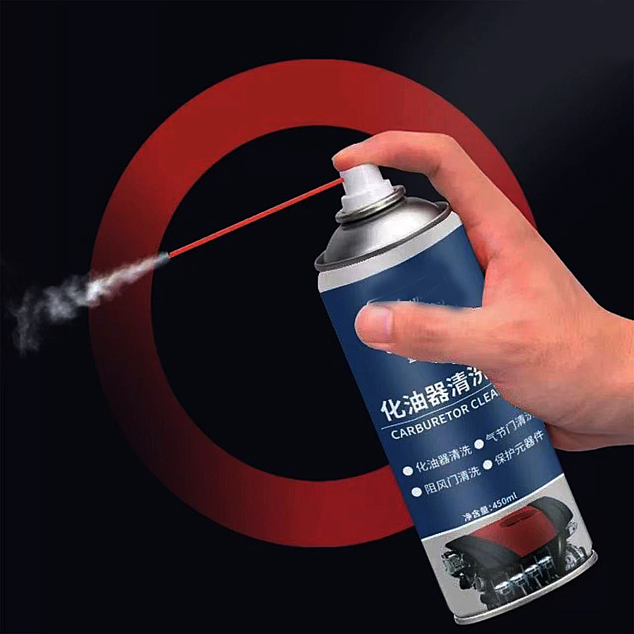 V&aacute;lvula de limpeza do carburador V&aacute;lvula de lubrificante WD40 ((2)