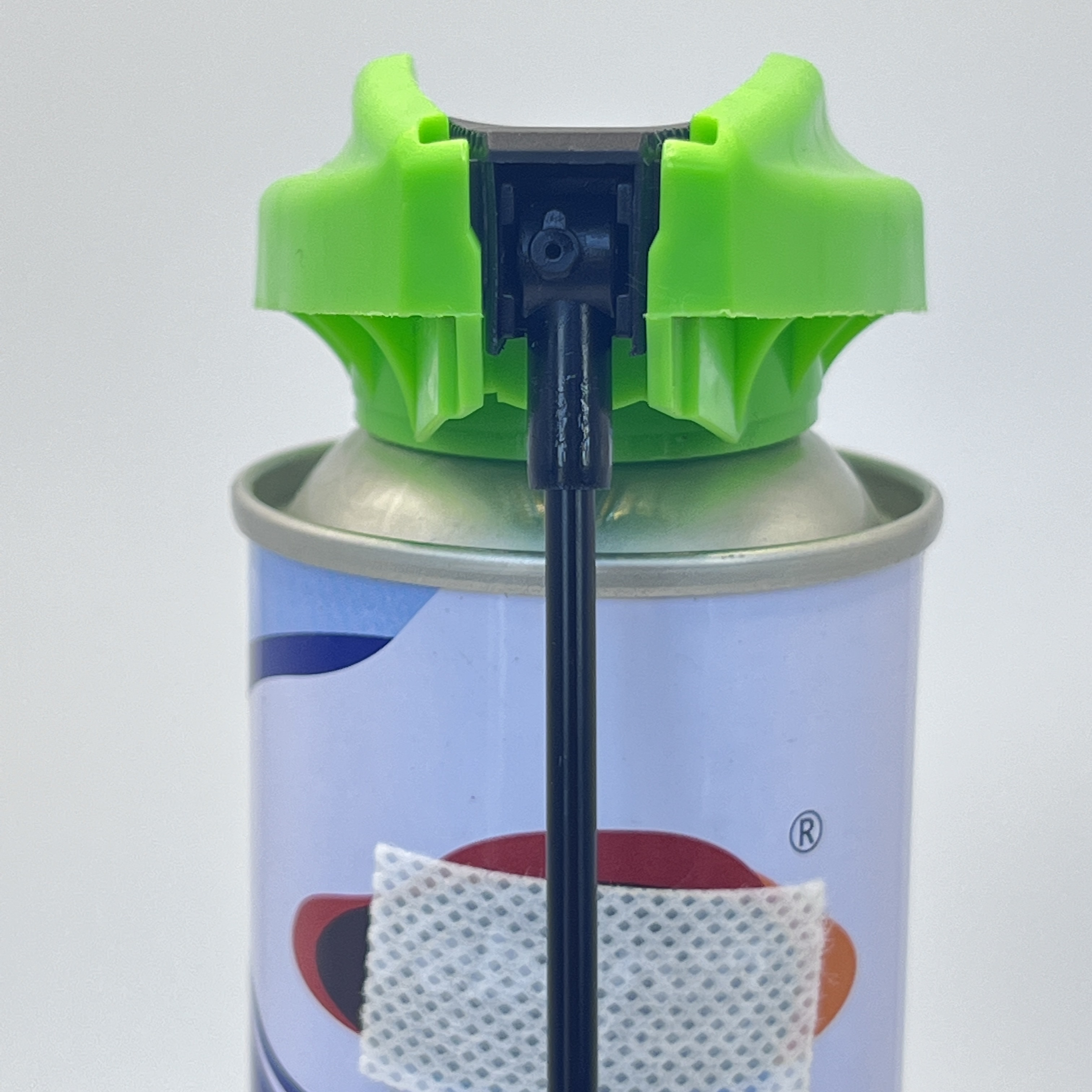 Pulverizador de aerossol versátil com tubo dobrável e bloqueio - solução de limpeza e manutenção multiuso