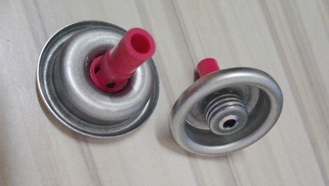 V&aacute;lvula de parafuso com camada &uacute;nica ou camada dupla para lata de g&aacute;s butano