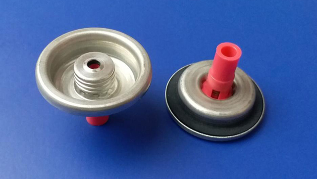 V&aacute;lvula de parafuso com camada &uacute;nica ou camada dupla para lata de g&aacute;s butano