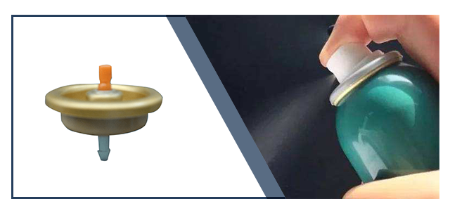 V&aacute;lvula de aerossol de alum&iacute;nio (para ambientador)