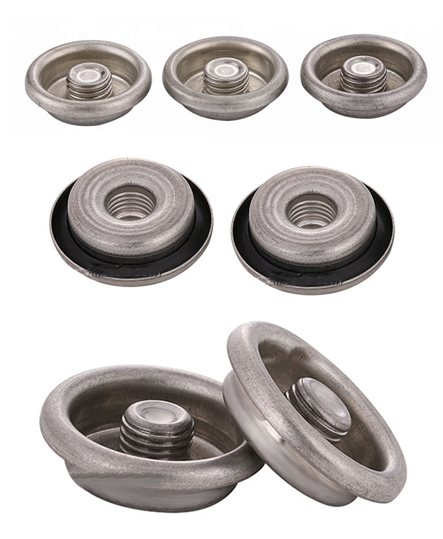 V&aacute;lvula de aerossol com tampa de refrigerante de 1 polegada