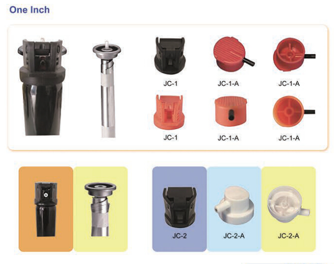 V&aacute;lvula de spray de pimenta de autodefesa e atuador